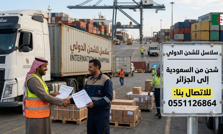 شركة شحن من السعوديه الى الجزائر