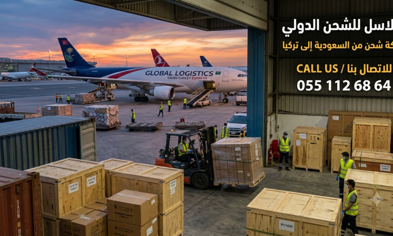شركة شحن من السعوديه الى تركيا