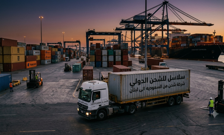 شركة شحن من السعوديه الى لبنان