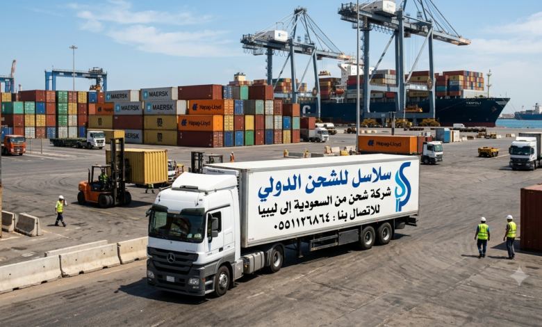 شركة شحن من السعوديه الى ليبيا